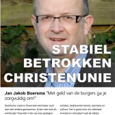 Advertentie Christenunie JJB